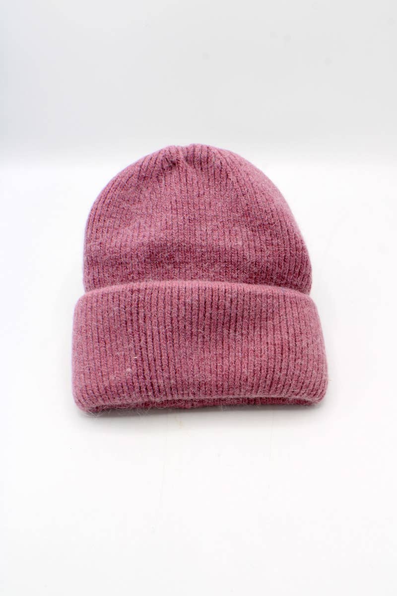 Hologramme Paris - Wholesale Beanie - Men's - Classic plain Angora hat38