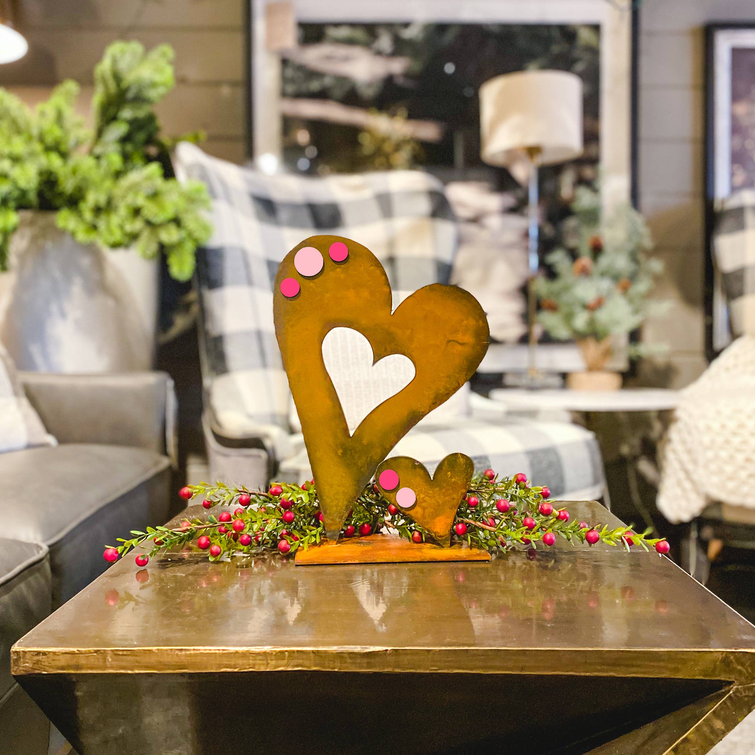 Prairie Dance - Wholesale Decorative Tabletop Object - Baby Heart Tabletop, Romantic Wedding Anniversary Decor4