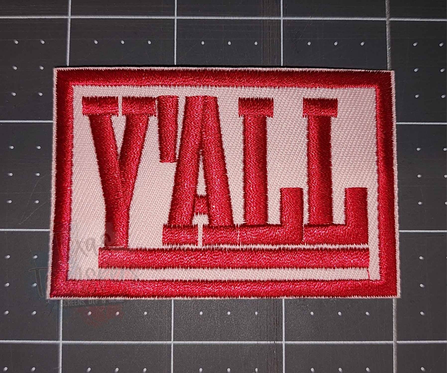Texas Transfers - Wholesale Patch - Y'all Pink Iron-On PATCH0