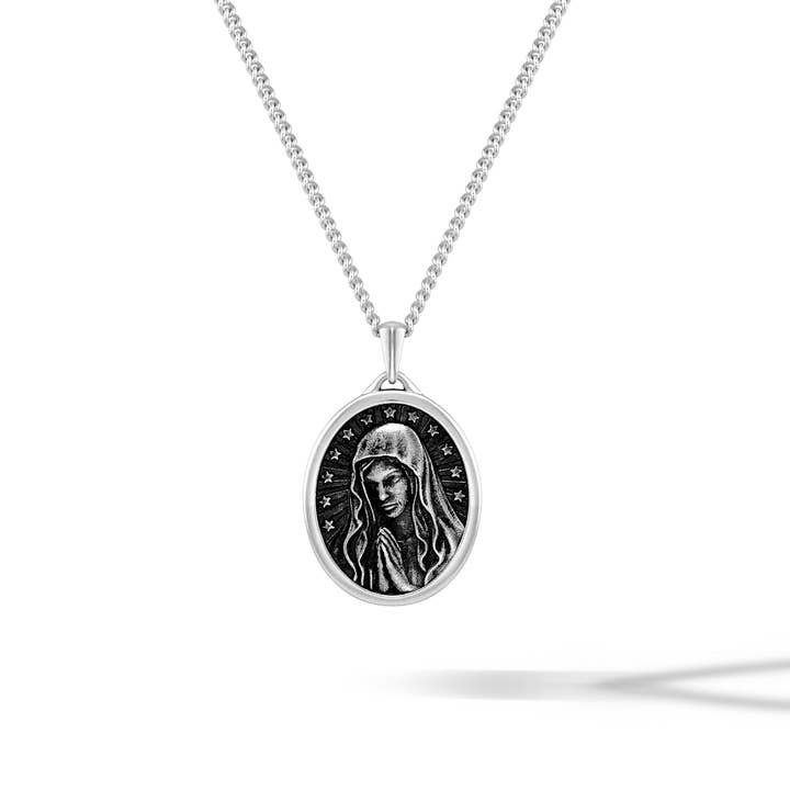 Virgin Mary Pendant - Sterling Silver for wholesale by Vincero