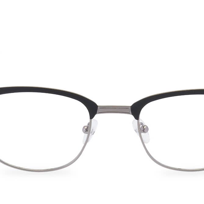 Hanson Square Glazen - Gunmetal Black voor wholesale door Retropeepers Ltd