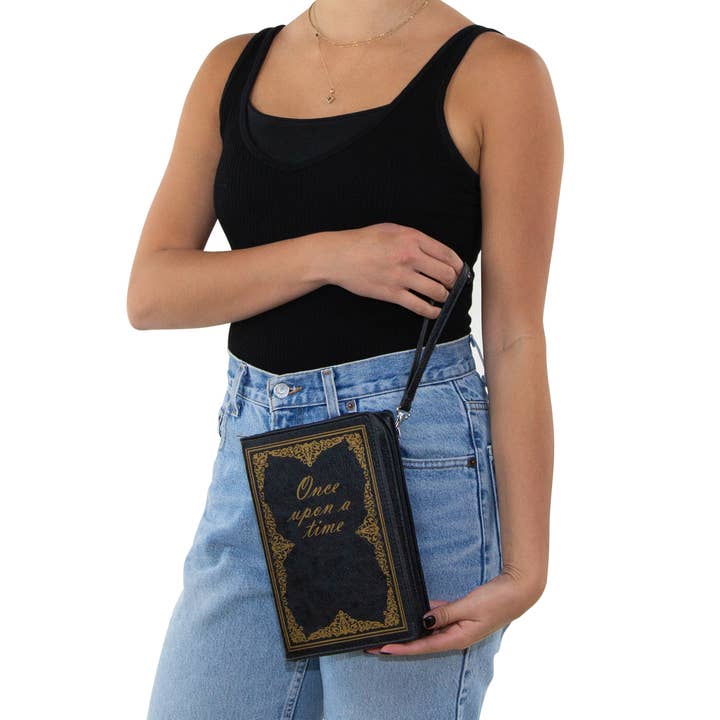 COMECO INC - Wholesale Crossbody Bag - Women's - Vintage Story Book Clutch Bag