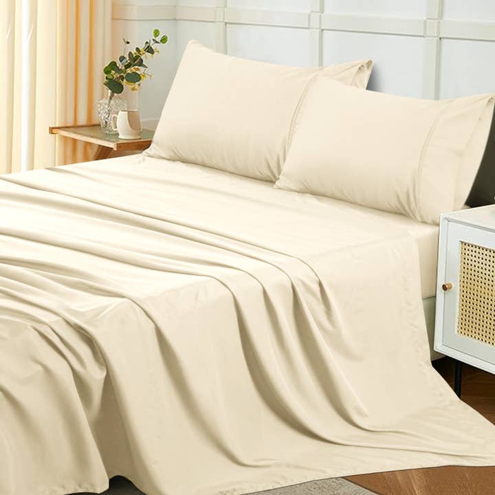 Cottonpassion_US - Wholesale Sheet Set - Sheet Set 4 Pcs Brushed Microfiber Deep Pocket Bed Sheet Set60