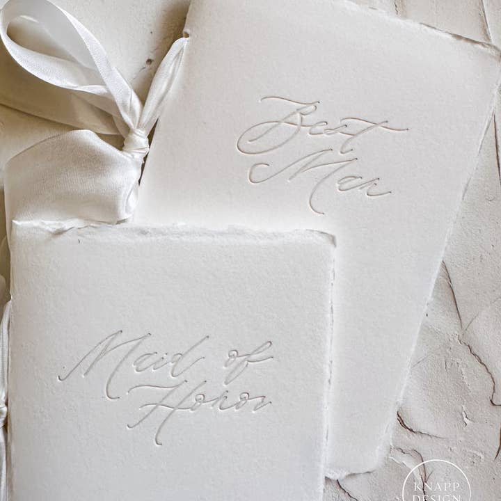 Knapp Design Co. – Großhandel Hochzeitskarte – Best Man TOAST/SPEECH Buch, Buchdruck2