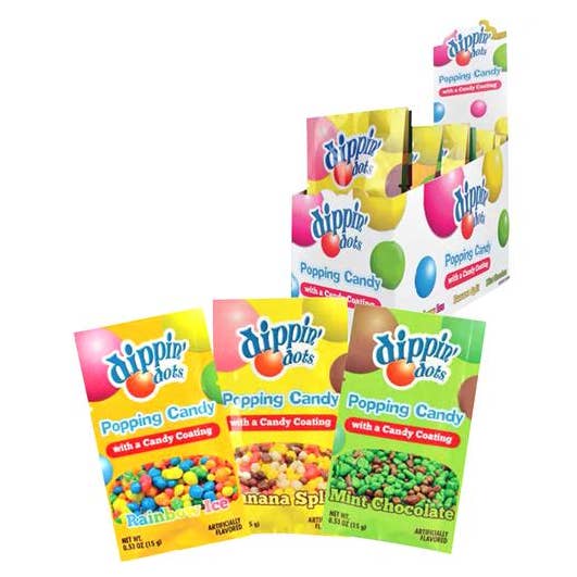 iSweet.ca - Wholesale Hard Candy - KoKo Dippin Dots Popping Candy 0.53 oz- 0.53 oz (15 g) X 20