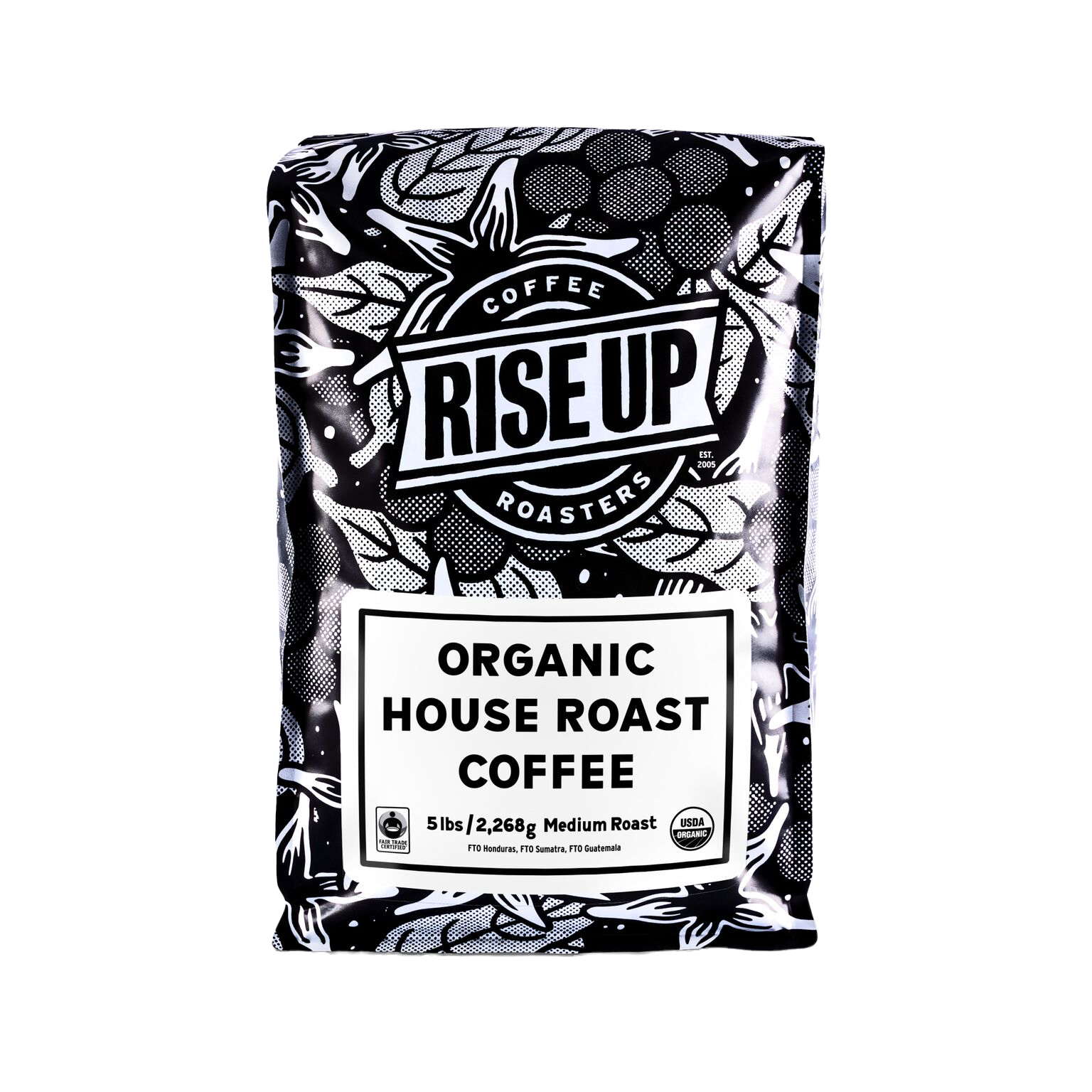Rise Up Coffee - Wholesale Coffee Beans - Organic House Roast1
