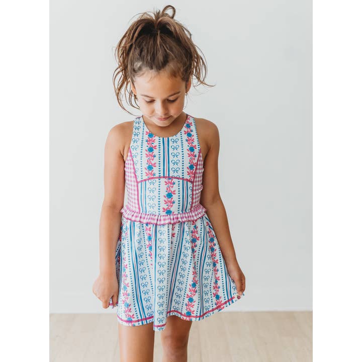 Vestido Atlético - Cinta Rosé Luxe para venta al por mayor de Cheeky Plum