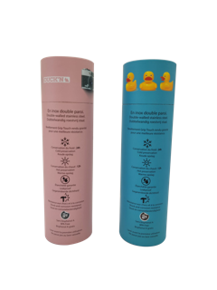 WM-DESIGN - Vente Bouteilles d'eau - BOUTEILLE ISOTHERME 500ML 2 DESIGNS 3D DUCK'N1