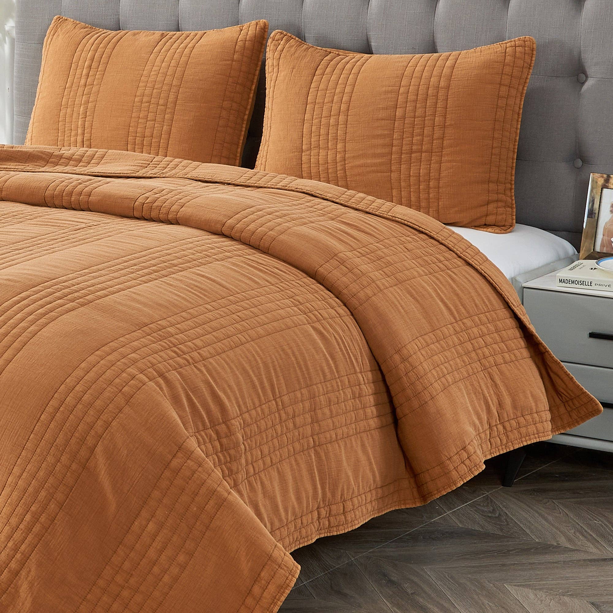 Mélange Home - Wholesale Quilt - Stonewashed Cotton Quilt Set17