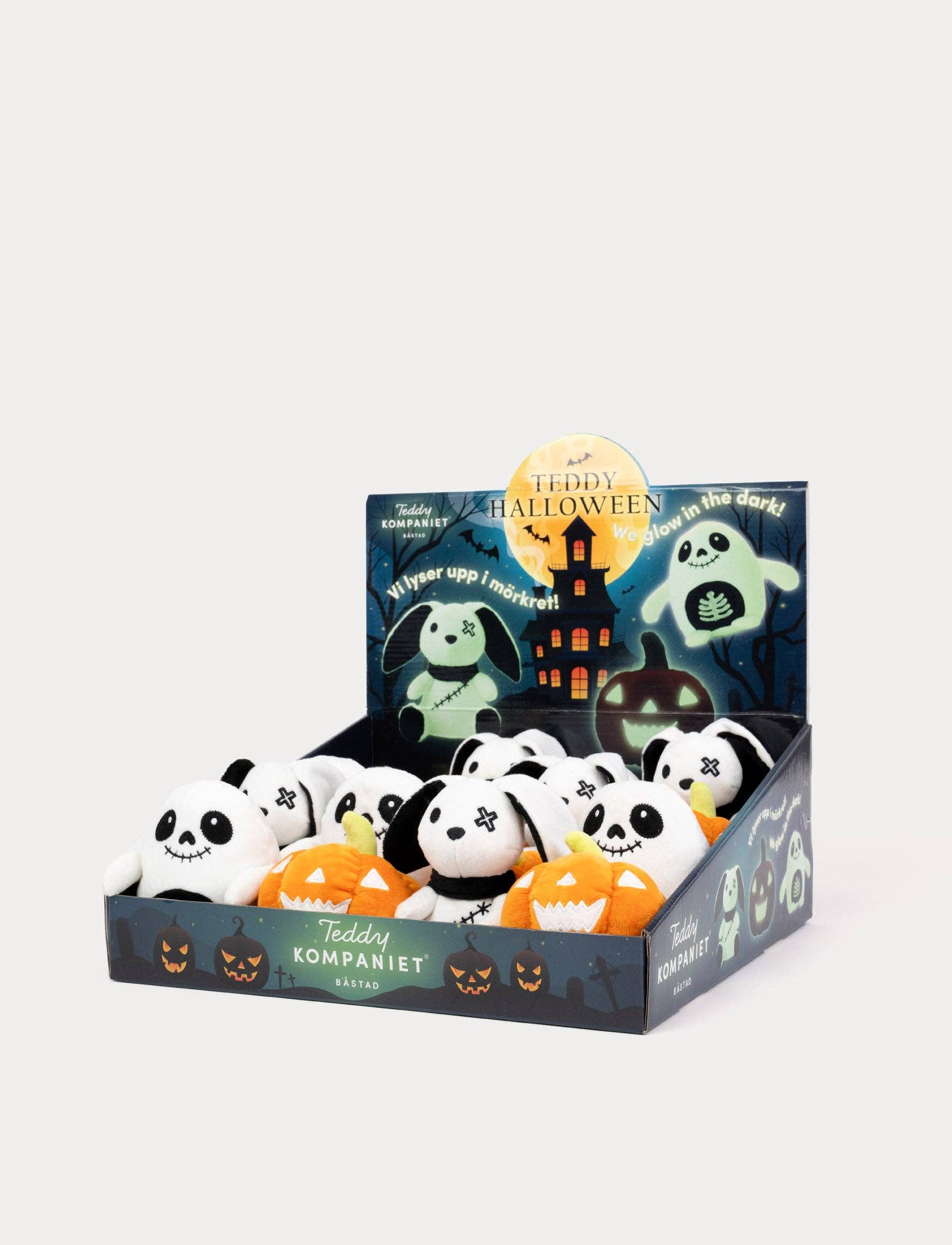 Teddykompaniet - Wholesale Stuffed/Plush Toy - Kids & Baby - Lys i mörkret, Halloween