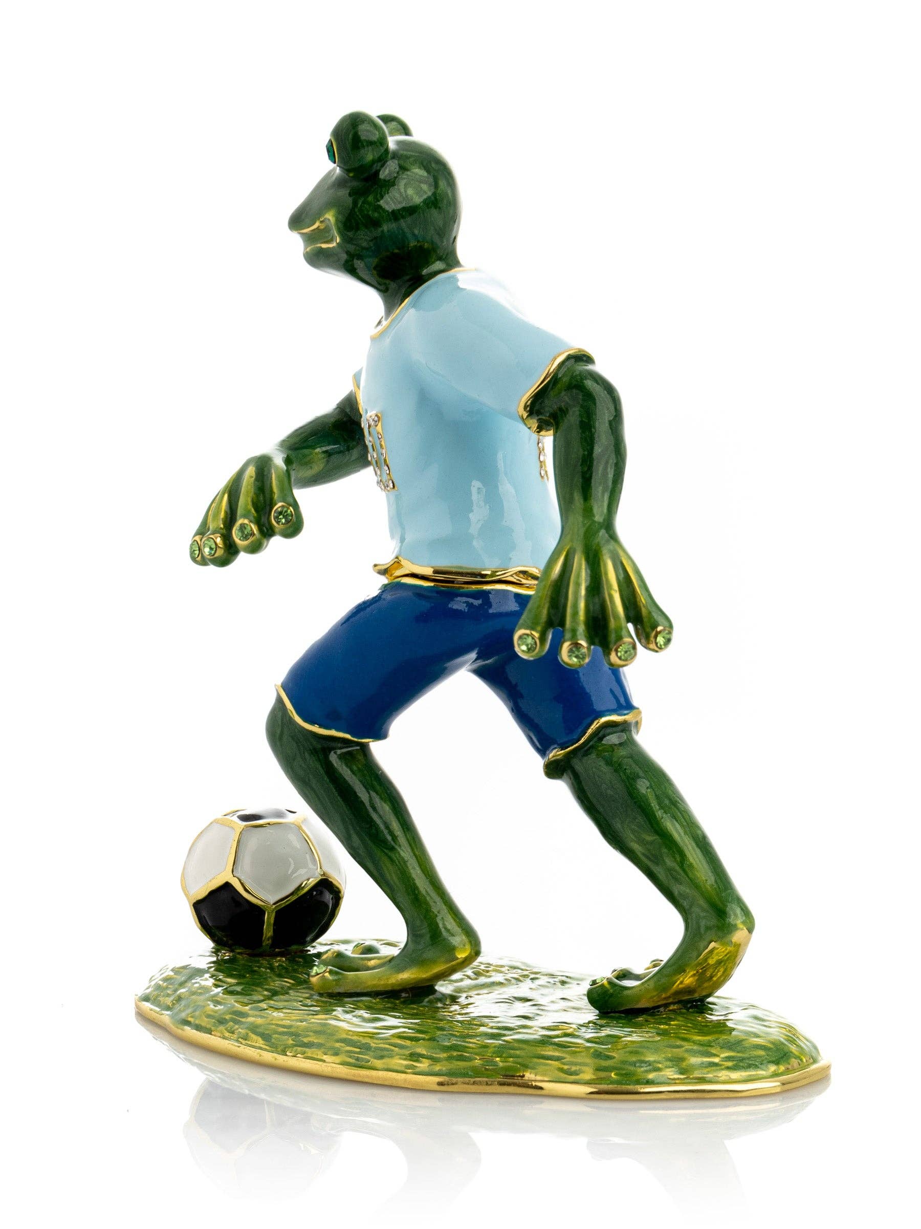 Keren Kopal - Wholesale Decorative Figurine - Frog Playing Football6