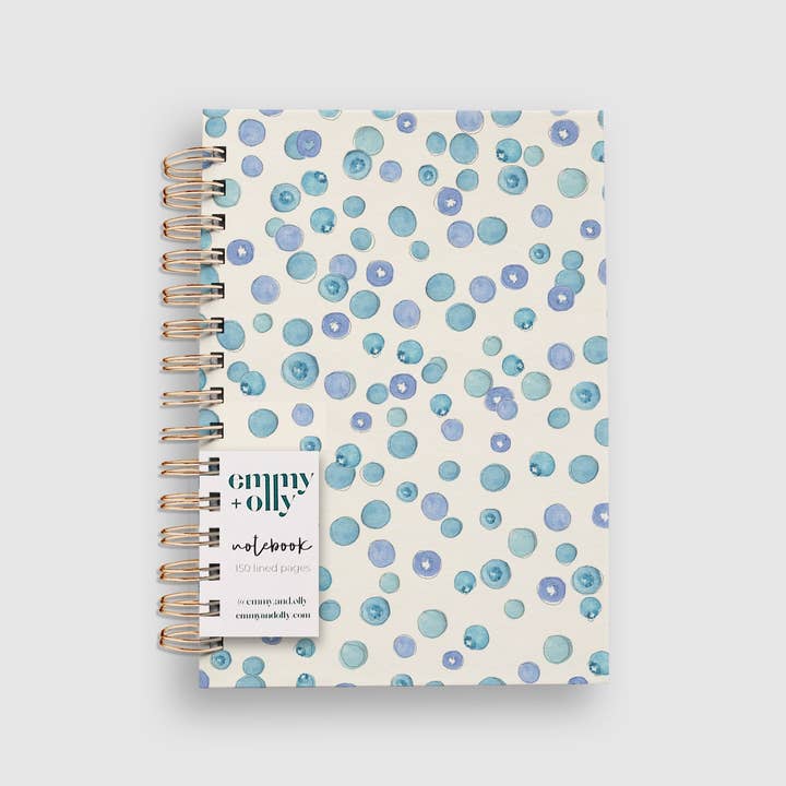 emmy+olly - Wholesale Notebook - Blueberries Hardcovered Notebook