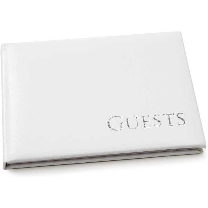 Livre d'or blanc et argent pour la vente par Tremont Floral Supplies