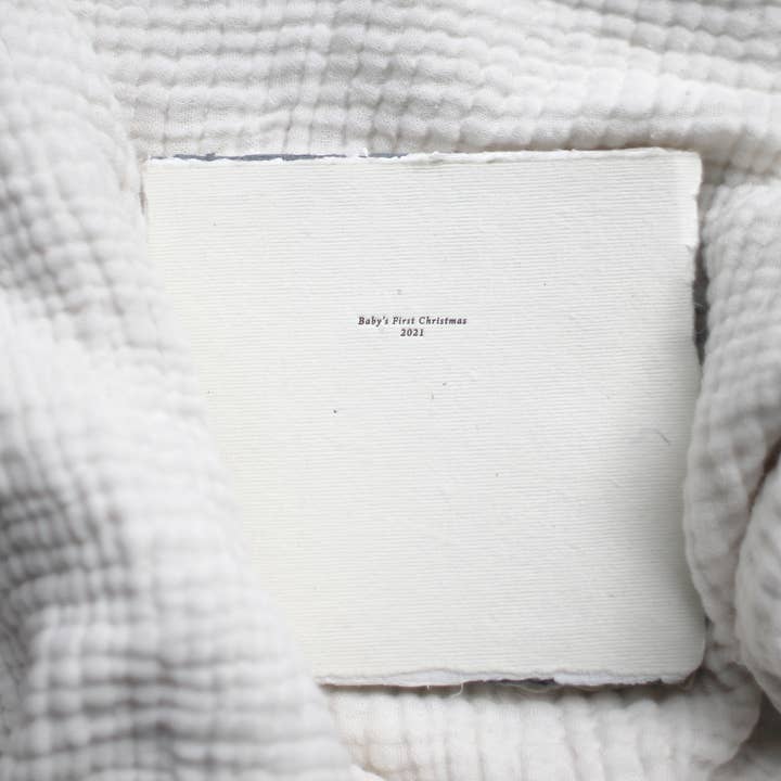 Belinda Love Lee Paperie – wholesale Photo album – Baby's First Christmas 2022, Letterpress Photo Album1
