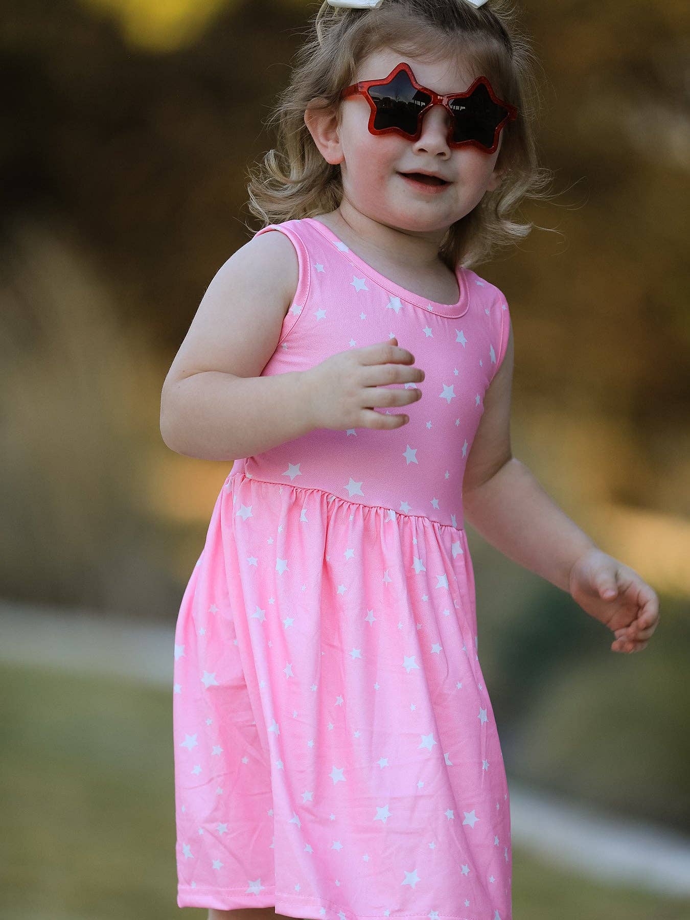 Rylee Faith Designs - Wholesale Dress Set - Baby - Rainbow Star Colorful 3-Piece Dress Set8