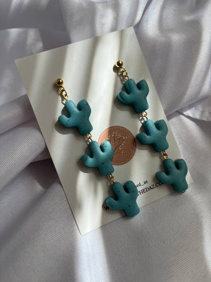 Saguaro Dangles for wholesale by Unearthed by Kathryn Peña