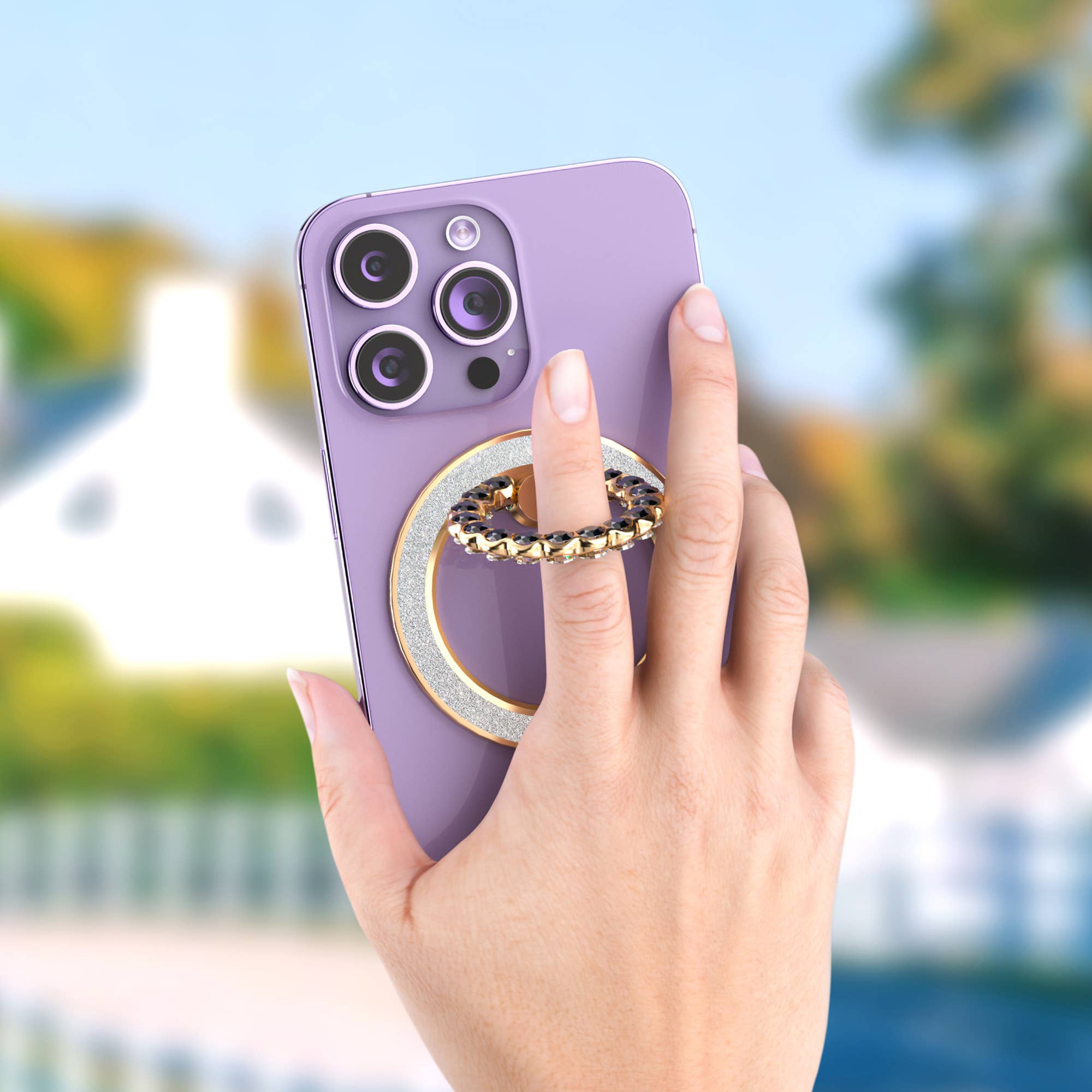 LAX Gadgets - Wholesale Phone/Tablet Stand - MagSafe Compatible Phone Ring Stands Retail Pack24