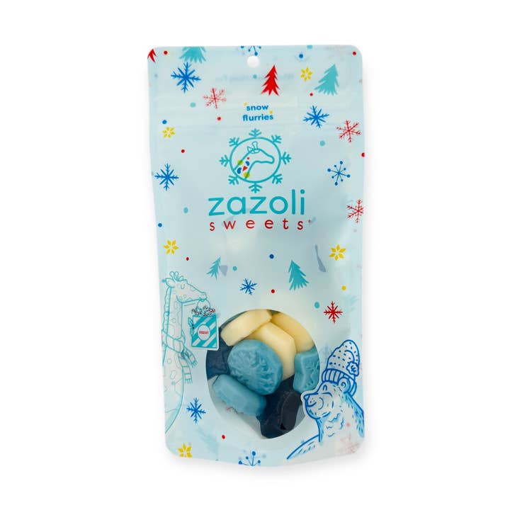 Gummi Snow Flurries for wholesale by Zazoli Sweets LLC