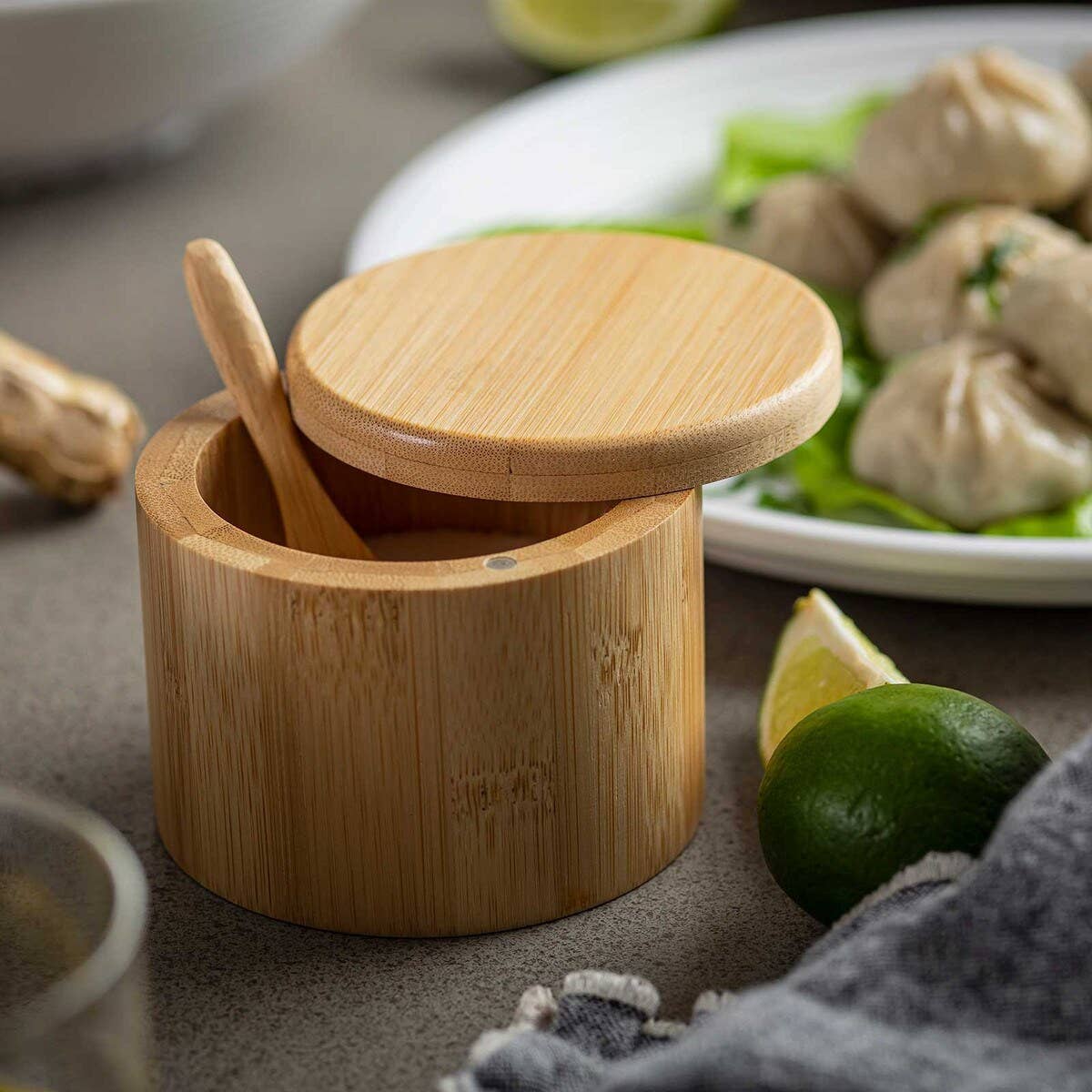 TableCraft Products Company - Wholesale Salt Mill - Salt Box with Spoon5