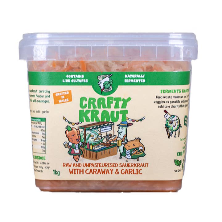Crafty Kraut - Traditional sauerkraut - BULK 1kg CATERING for wholesale by The Crafty Pickle Co.