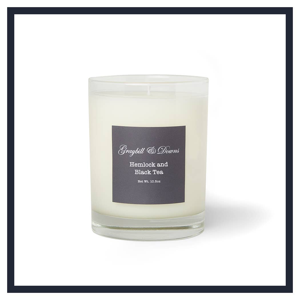Graybill & Downs - Wholesale Jar/Filled Candle - Hemlock and Black Tea Classic Candle