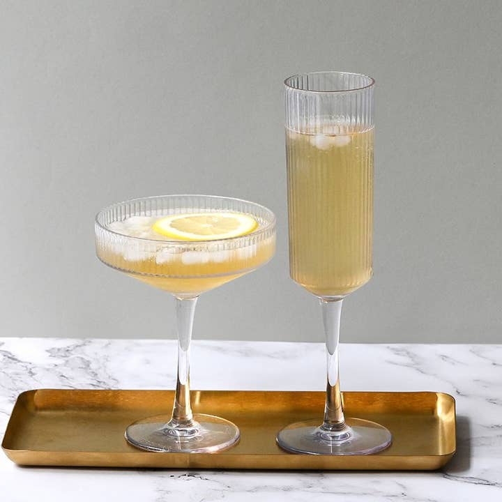 Nathan Philip - Vente Flûtes de champagne - Champagne Gatsby, 6 oz, plastique - 12/paquet4