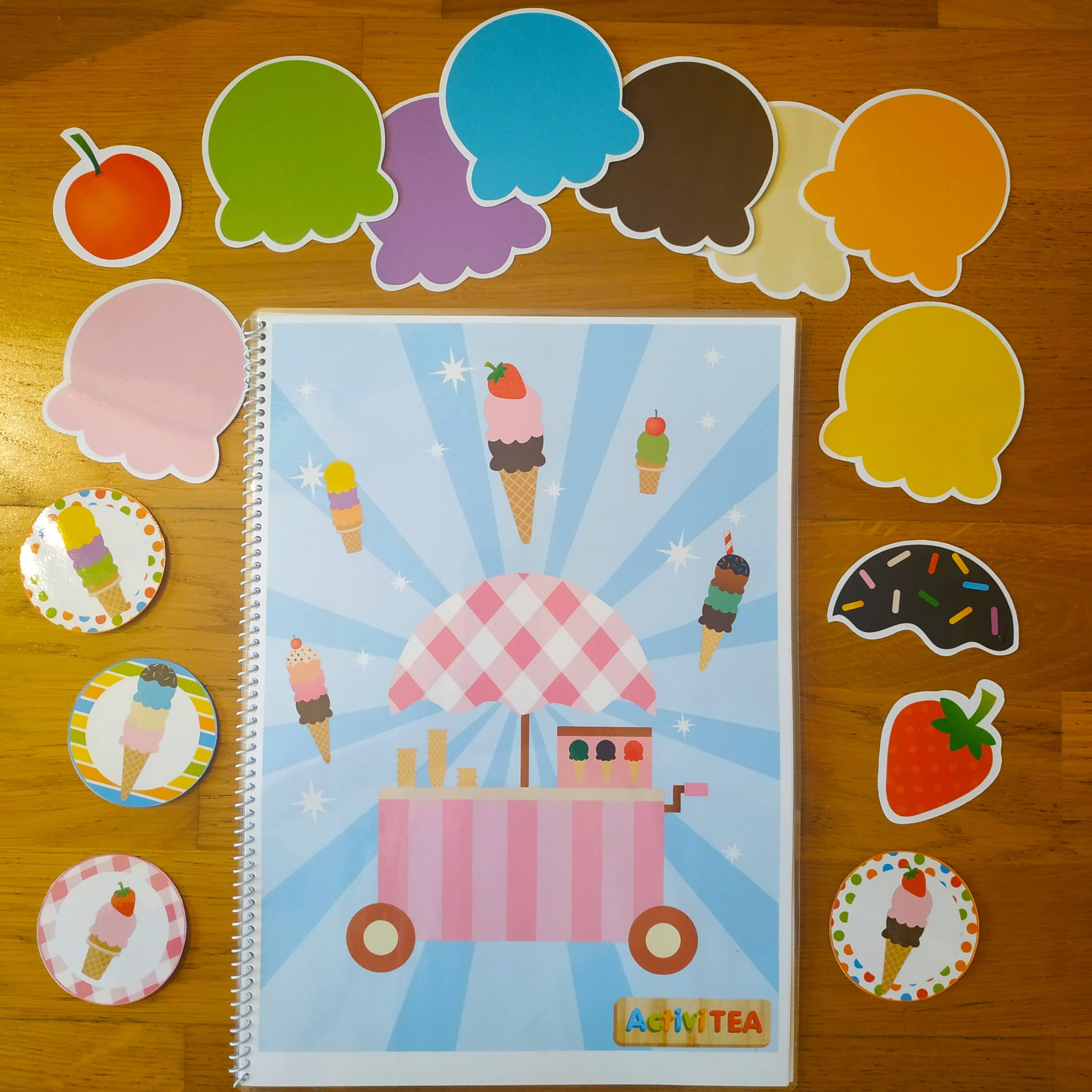 Activitea - Wholesale Learning Cards - Kids & Baby - The ice cream game2