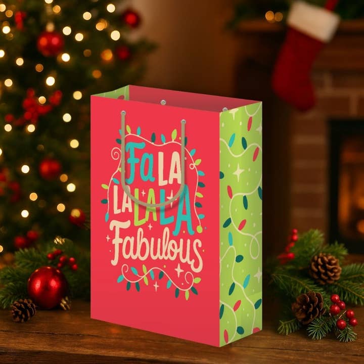 Hustle & Hope - Wholesale Gift Bag - Fa La Fabulous Christmas Gift Bag1