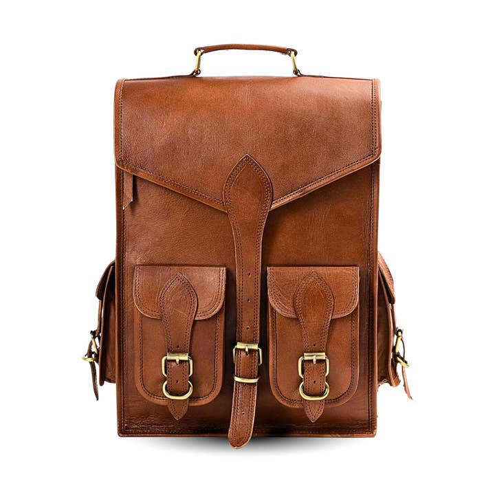 Vintage läderryggsäck för wholesale av Classy Leather Bags