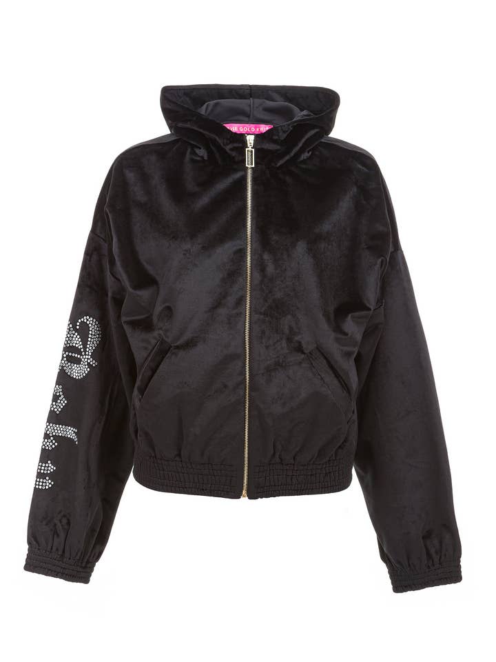 GIACCA IN VELLUTO BABY KRYSTAL - NERA per la vendita all'ingrosso da parte di The Gold Key