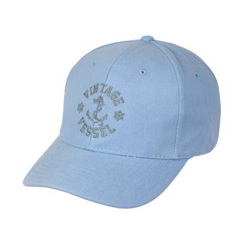 "Vintage Vessel" Cap, Blue for wholesale by Nauticalia