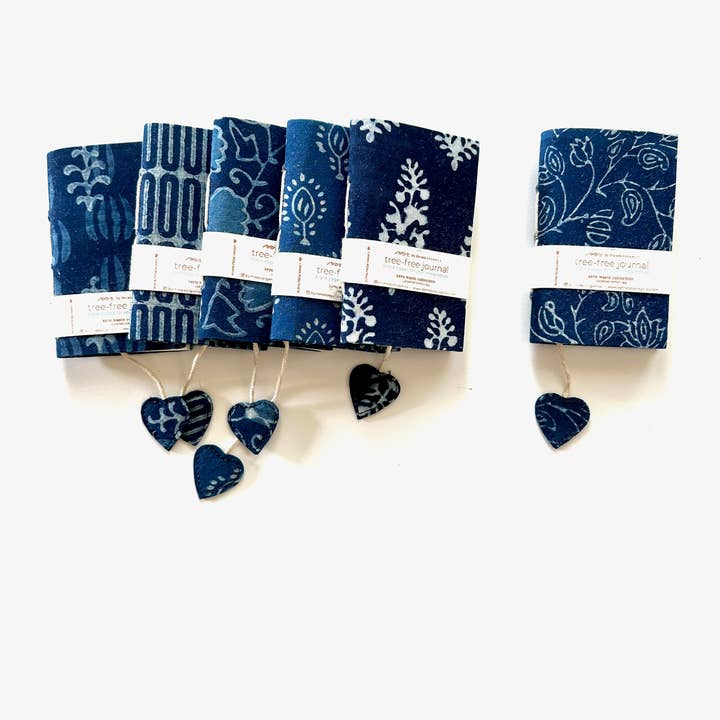 By the sea organics - Wholesale Journal/Diary - TREE FREE JOURNAL INDIGO COLLECTION - MINI0