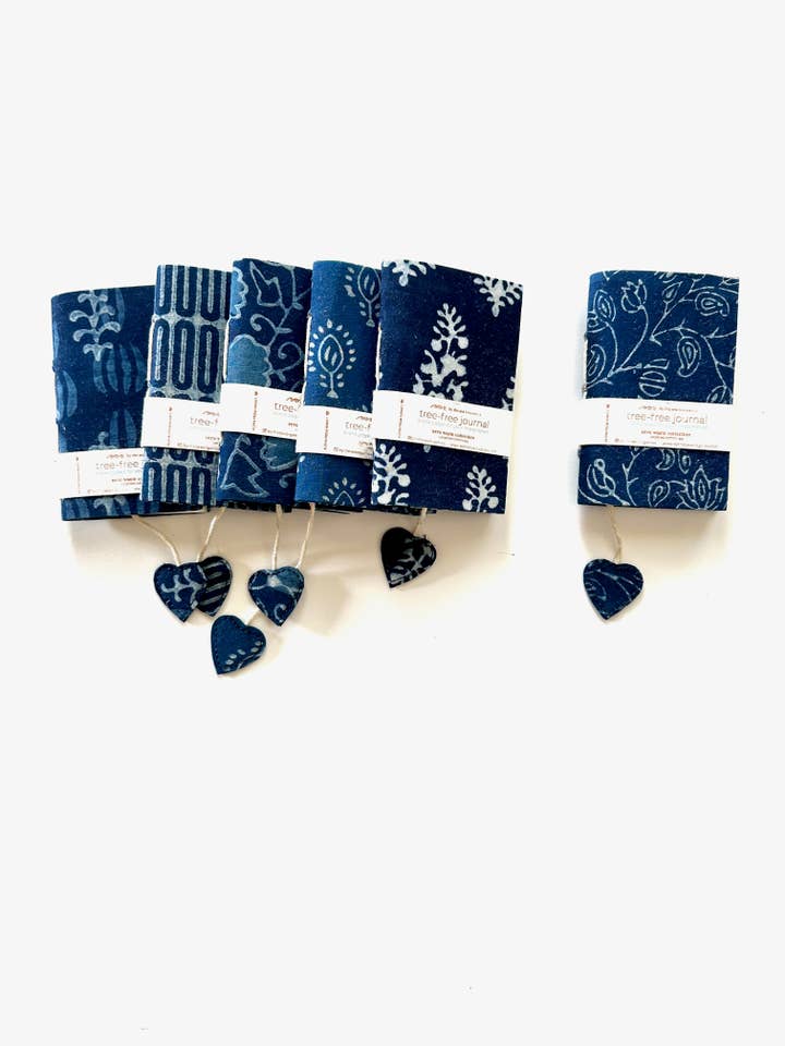 TRÆFRI DAGBOG INDIGO KOLLEKTION - MINI for engroshandel hos By the sea organics