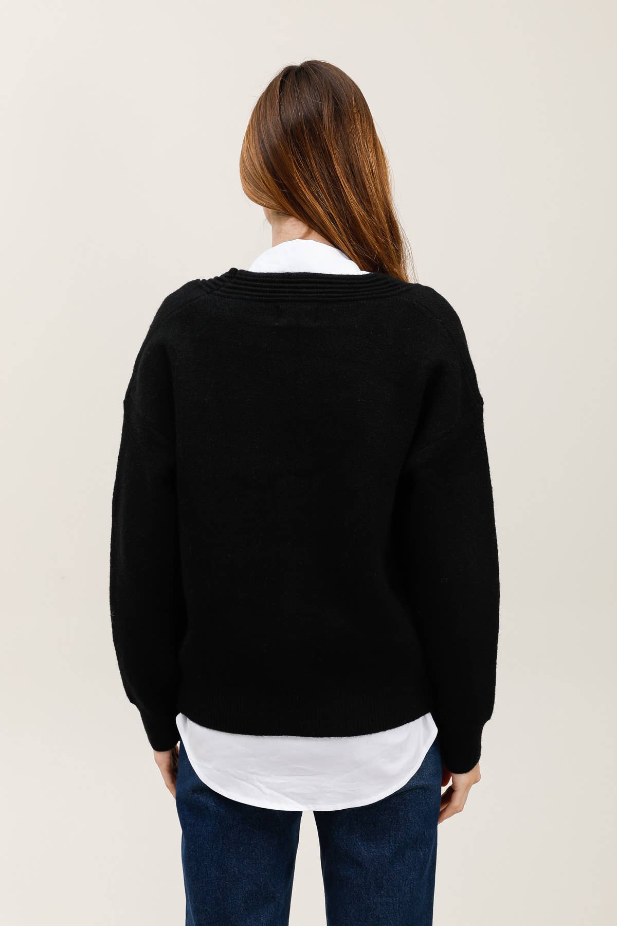 MOOYA - Wholesale Cardigan - Women's - Plain knit cardigan with heart details and buttons - JS0064