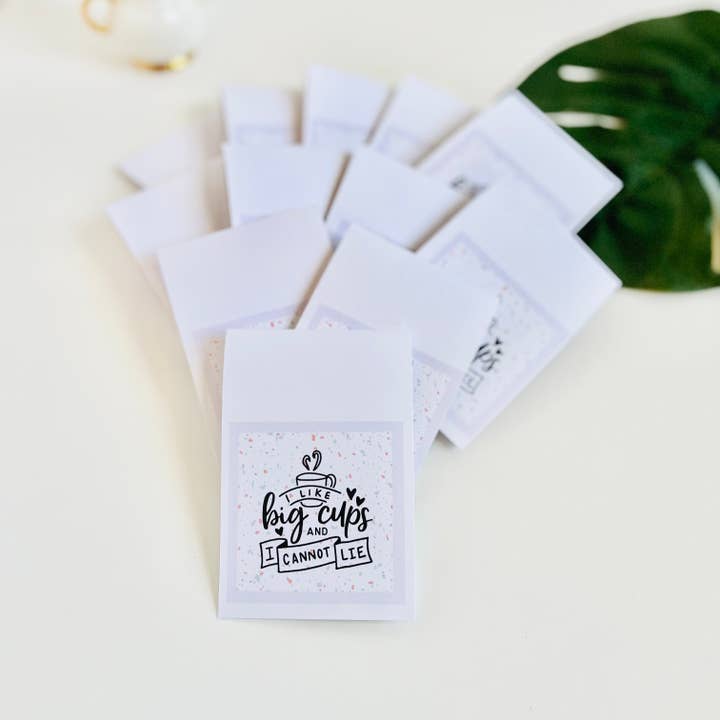 I Like Big Cups Tea Favors for Basket or Boxes for wholesale by Blooming With Joy Tea Co.
