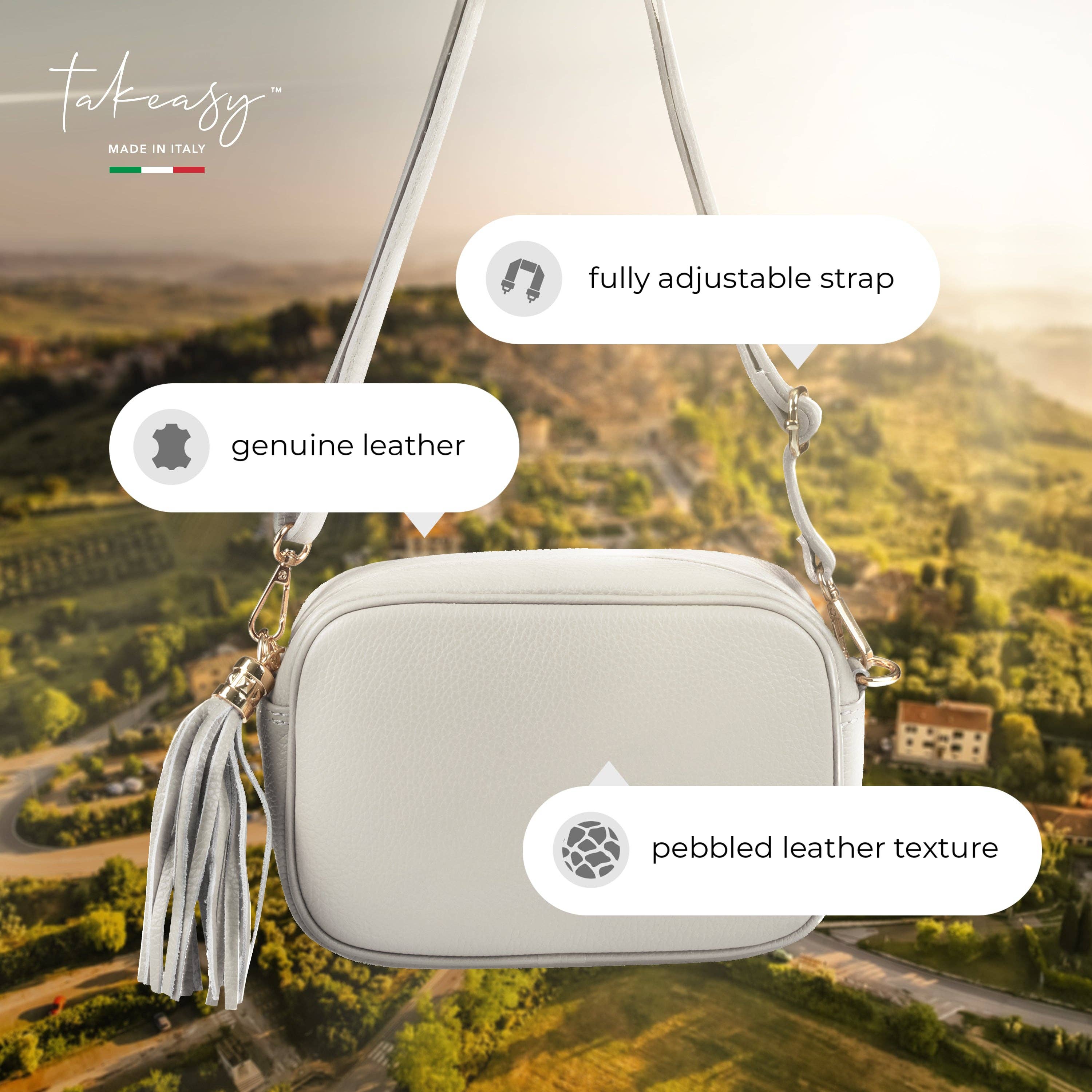 TAKEASY – bolsa tiracolo - Mulher por atacado – Mala a Tiracolo de Pele de Vitela42