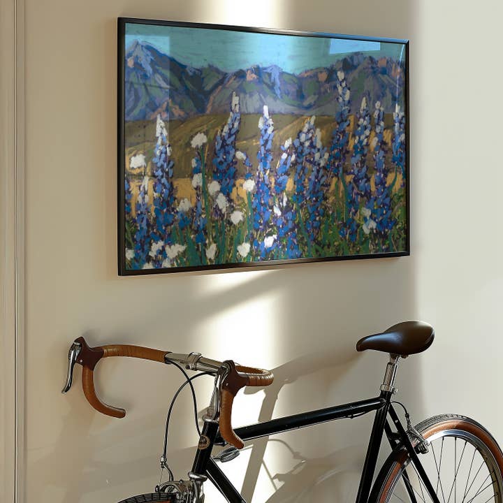 El Baker Art - Wholesale Art Print - Bluebonnets Big Bend National Park Art Print6