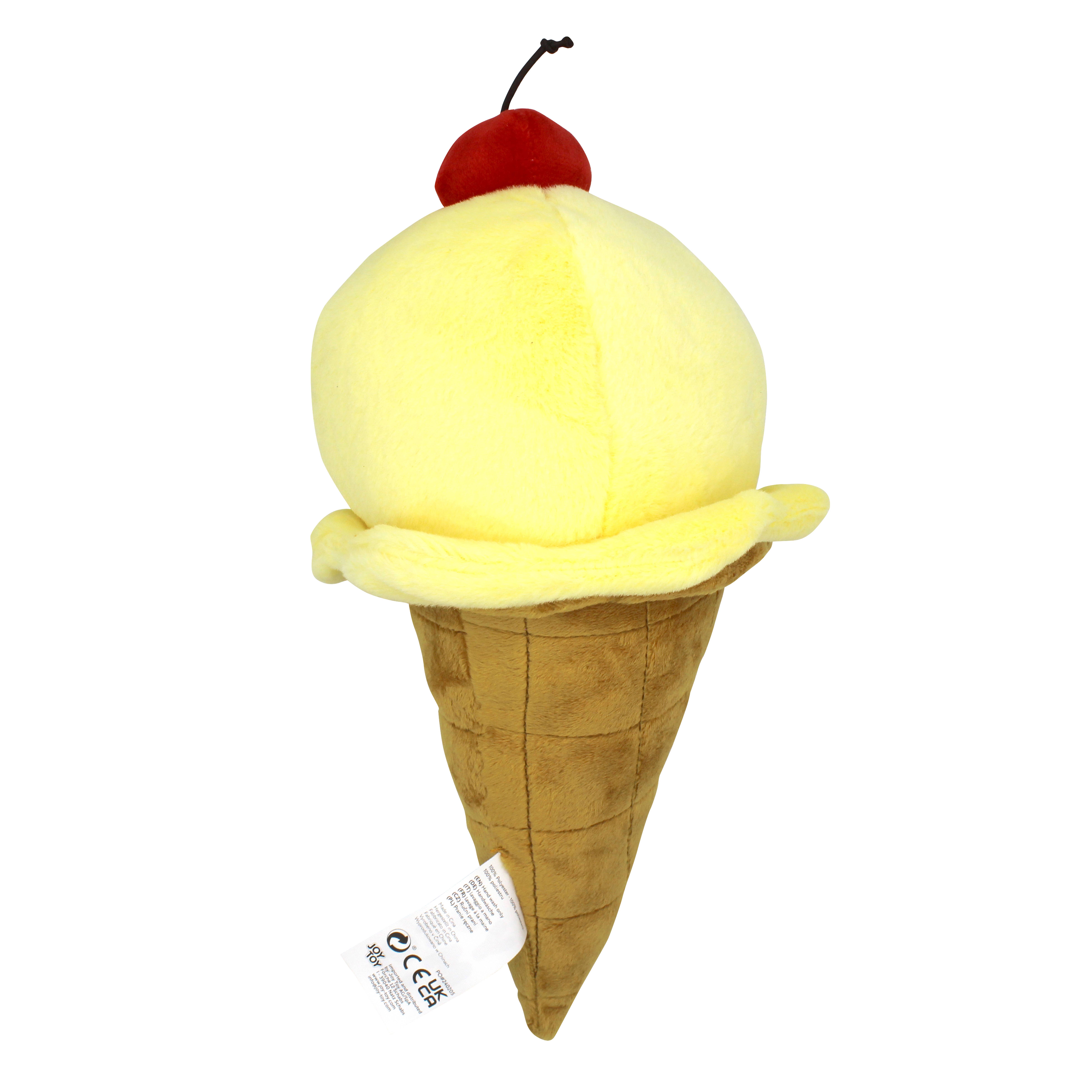 Joy Toy – Großhandel Kuschel-/Plüschtier – Kind & Baby – Yummis Plüsch-Eiscreme, 13 x 13 x 30 cm1