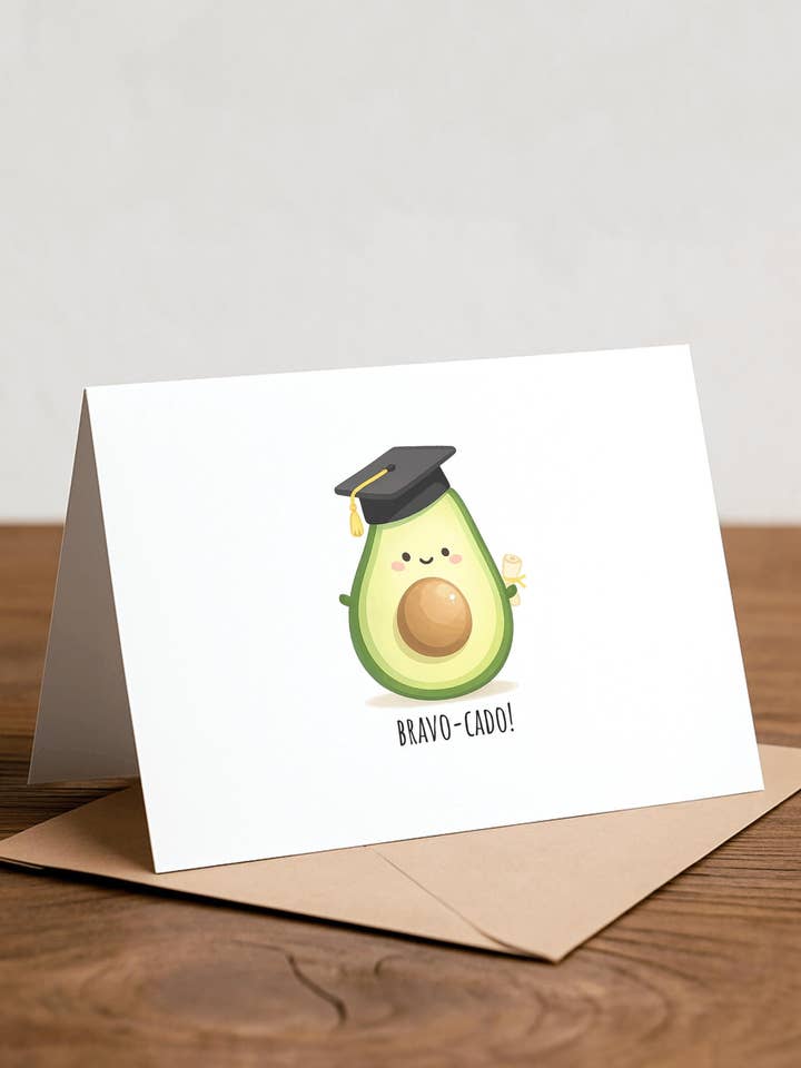 BRAVO-cado - examenskort för wholesale av Chewy Lemon Studio