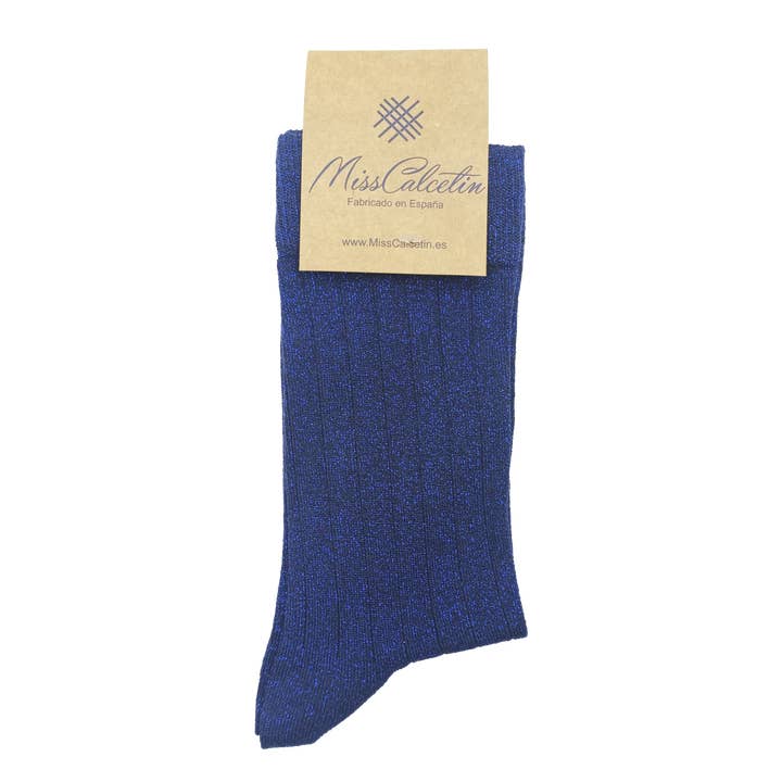 MissSock Low Shank Brilli Brilli Navy for wholesale by MissCalcetin