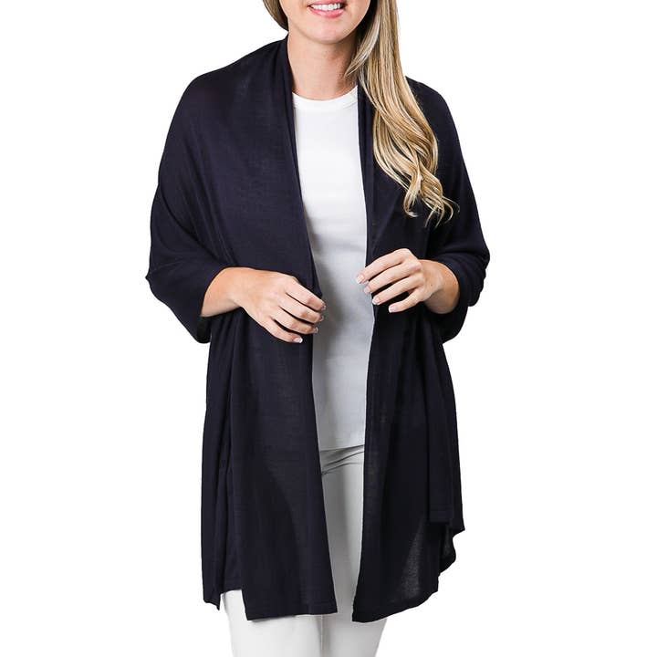 Top It Off - Wholesale Wrap - Women's - Ari Bamboo Shawl - Travel Friendly Chic Layer9