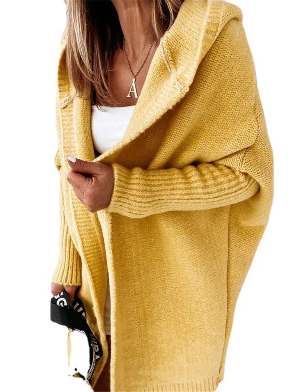 Sweetkama – Großhandel Strickjacke – Damen – Damen-Cardigan in Uni mit offenem Vorderteil SKT50101