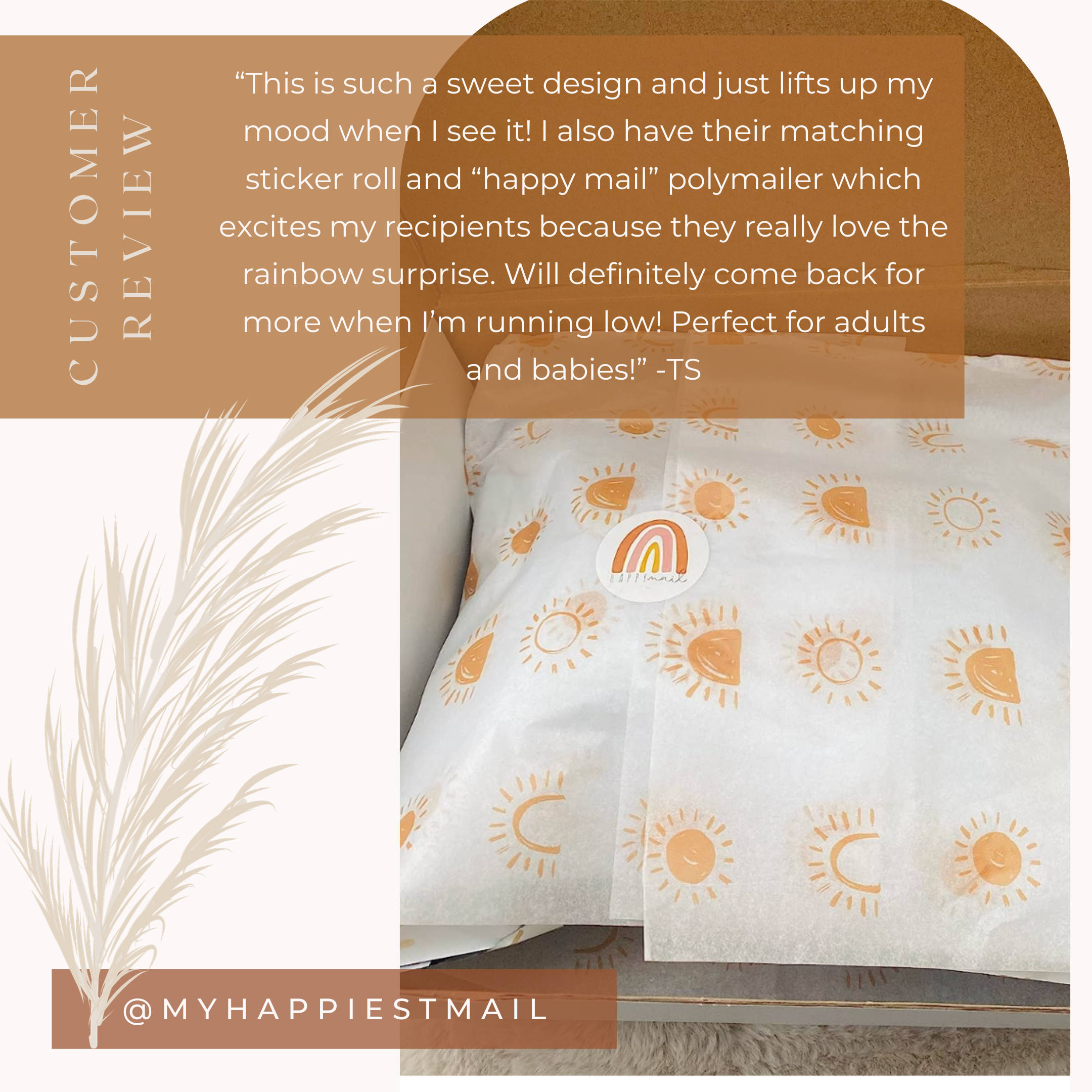 Lain & Lou – Lenço de papel por atacado – Papel de Seda Sunshine Pacote com 25 Folhas - Papel de Seda Fofo7