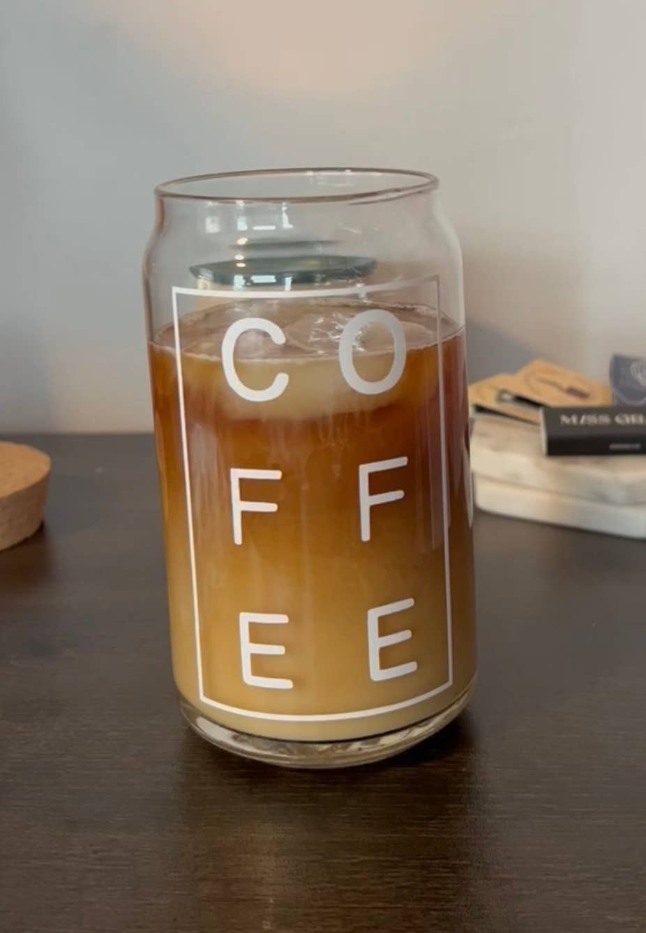 Wren and Rose - Wholesale Drinking Glass/Cup - "COFFEE" Can Glass3