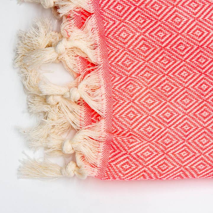 Istanbul Authentic Bazaar - Wholesale Beach towel - Turkish Cotton Towel - Neon Pink4