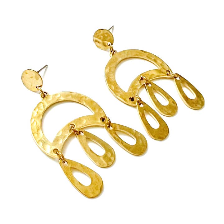 Soma fringe earrings for wholesale by Blue Begonia