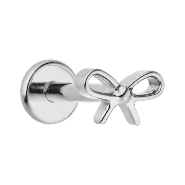 Schmuckgroßhandel – wholesale Single earring – Elegant Tie Piercing | Titanium