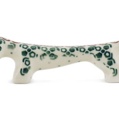 Polmedia Polish Pottery - Wholesale Spoon Rest - Chopstick Rest, Knife Rest 5" Grecian Sea Theme2