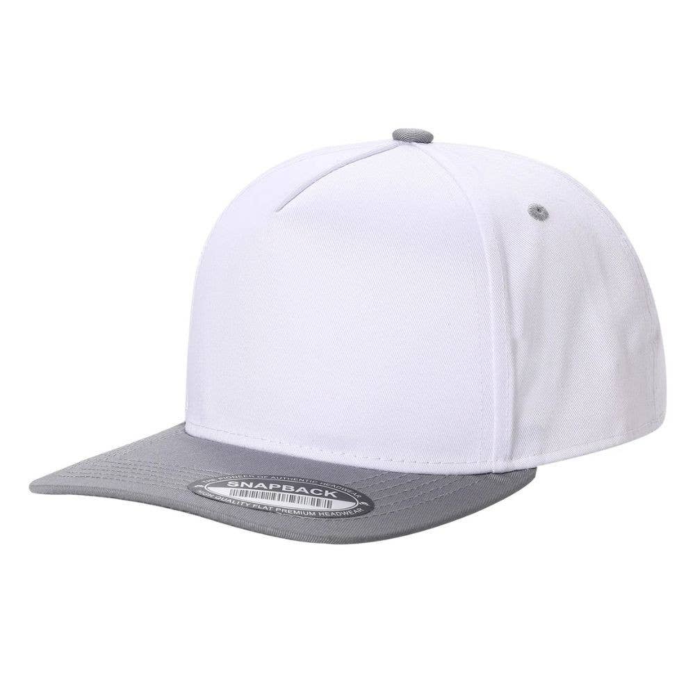 DOBBI - Wholesale Flat Brim Cap - Unisex - 5 Panel Snapback Caps39