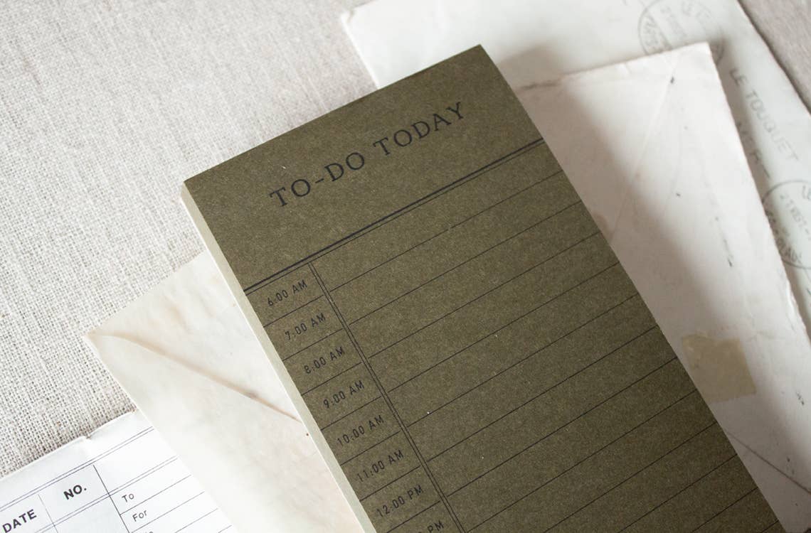 Utility House Design Co. - Wholesale Notepad - To Do Today0